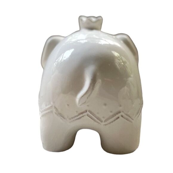 Pottery Barn Elephant Ceramic Bank / New No Box - Picture 5 of 8